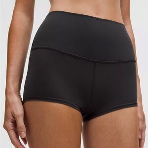 lululemon Black High-Waist Shorts